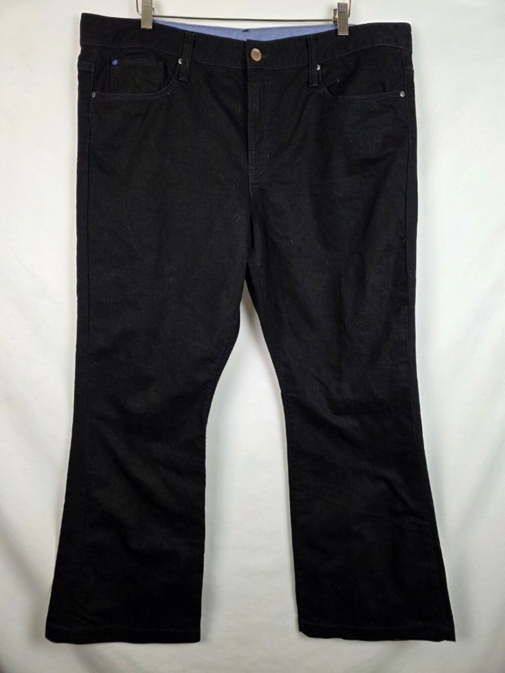 GAP 1969 Jeans Women's Size 35 / 20 Black Long & Lean Denim Bootcut Pants